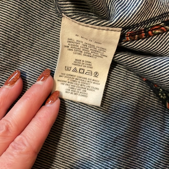 Pilcro Denim Button Front Skirt, 4 - Picture 6 of 6